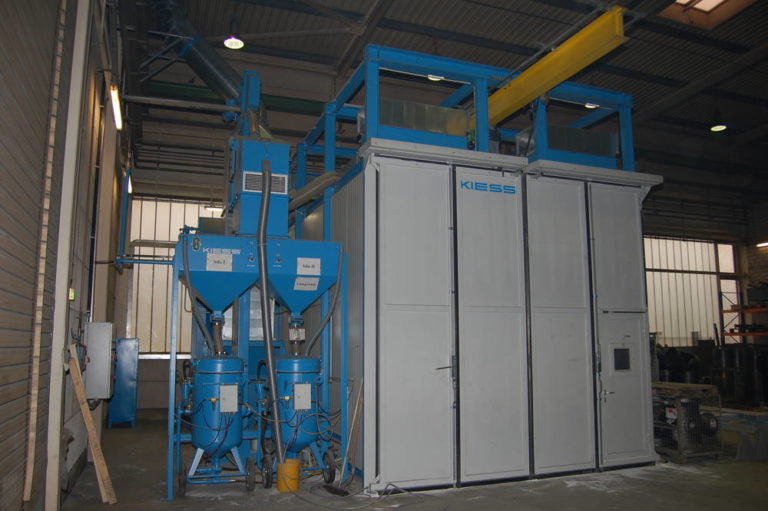 New sand blasting plant by Kiess
