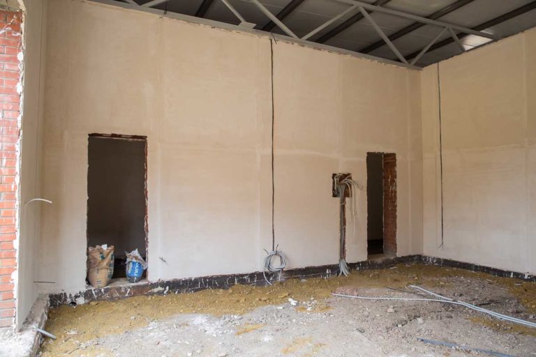 Concrete construction for new heat treatment shop