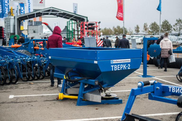 Our agricultural equipment at the Yugagro exhibition