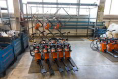 Electric Tie-Tamping Tools in the Workshop
