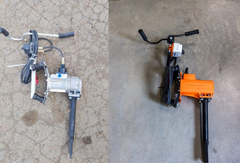 Old and New Models of Our Tie-Tamping Tools